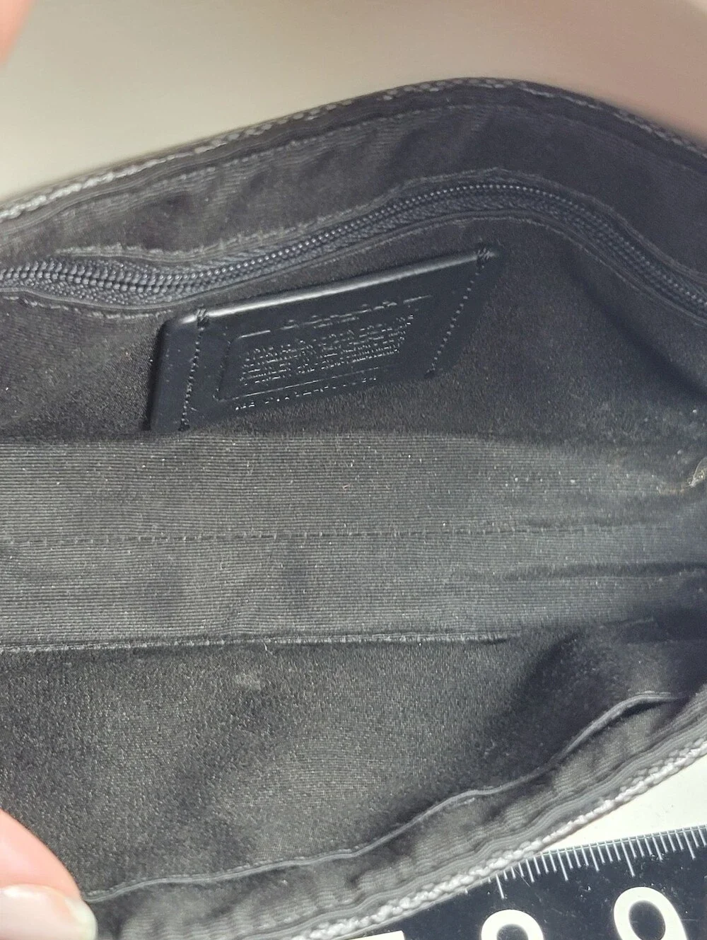Coach Reversible Crossbody Black/Gray Signature Logo Canvas & Leather - Read